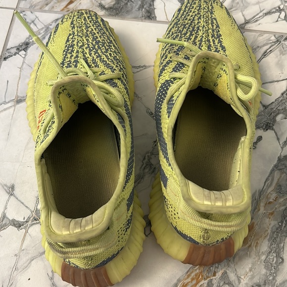 adidas Yeezy Boost 350 V2 'Semi Frozen Yellow' B37572 size US 11 - Picture 8 of 10